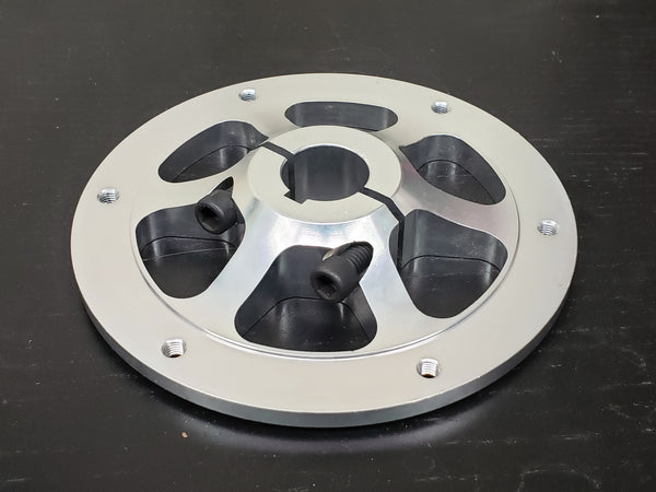 Kart 1" inch Axle Sprocket Adapter / Hub (Silver)