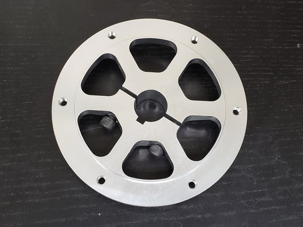 Kart 1" inch Axle Sprocket Adapter / Hub (Silver)