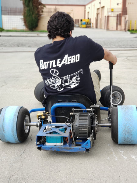 Battle Aero Drift Kart T-Shirt (Black)