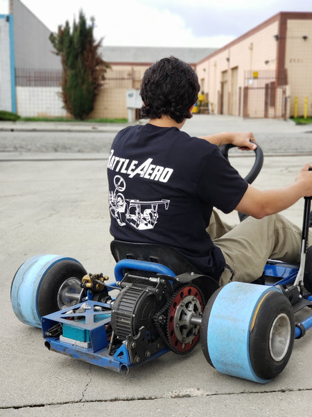 Battle Aero Drift Kart T-Shirt (Black)