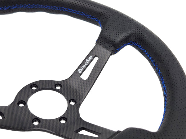 Matte Carbon Steering Wheel for Drift Kart