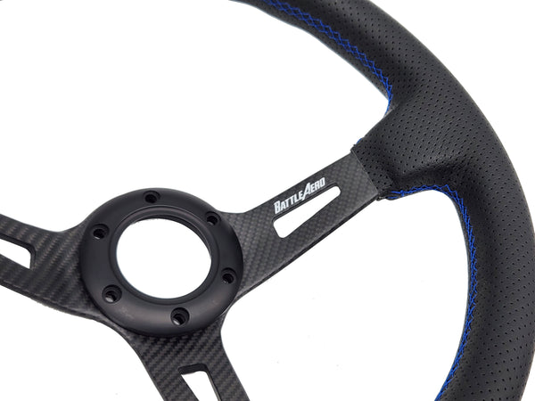 Matte Carbon Steering Wheel for Drift Kart