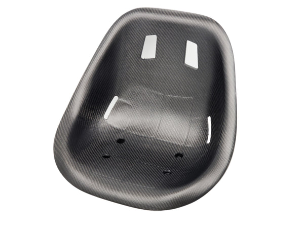 Matte Carbon Fiber Kart Seat