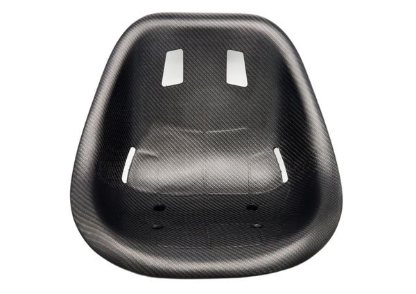 Matte Carbon Fiber Kart Seat