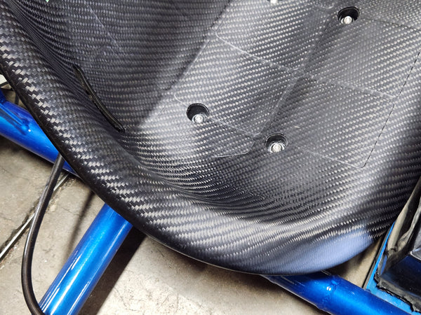Matte Carbon Fiber Kart Seat