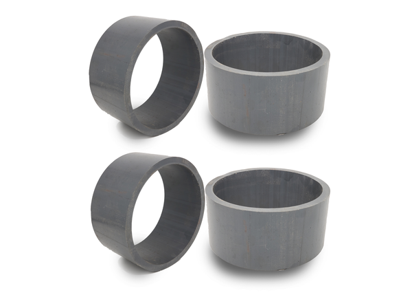 10" Grey PVC Drift Rings / Sleeves (5/8" Thick)
