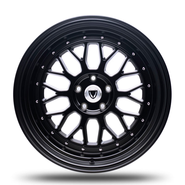 Vulcan Wheels MSH FULL MATTE BLACK | 19X9.5+12 | 5X114.3