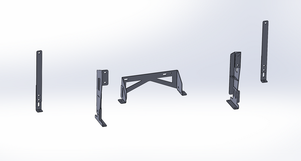 Chassis Mounted Splitter for Ford Mustang (S197)