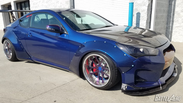 Widebody Fender Flare Kit for Hyundai Genesis Coupe