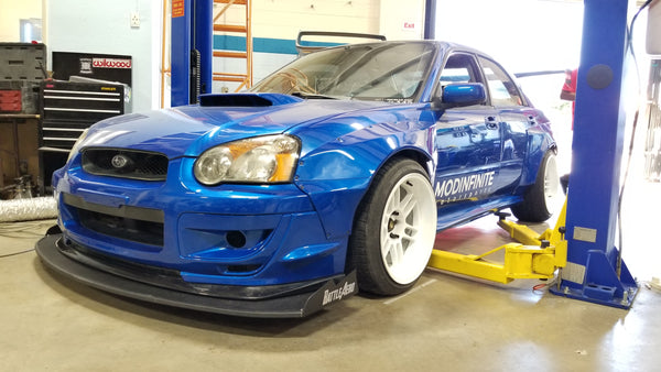 Chassis Mounted Splitter for 02-05 Subaru WRX / STI (GD)