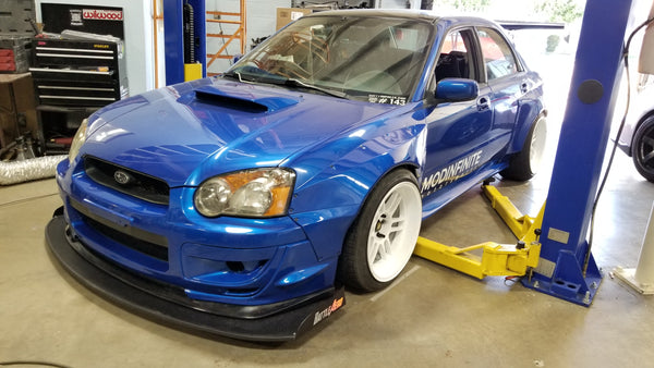 Chassis Mounted Splitter for 02-05 Subaru WRX / STI (GD)