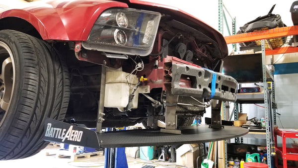 Chassis Mounted Splitter for Ford Mustang (S197)