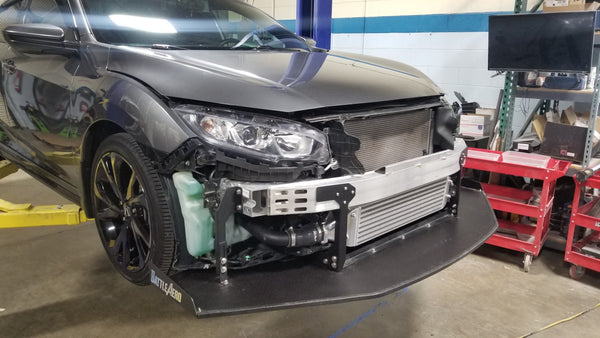 Chassis Mounted Splitter for Honda Civic Sport FK7