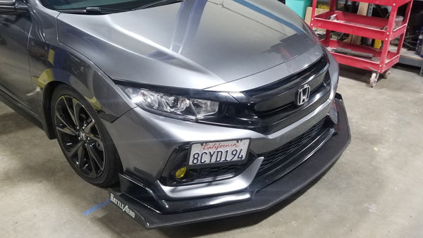 Chassis Mounted Splitter for Honda Civic Sport FK7
