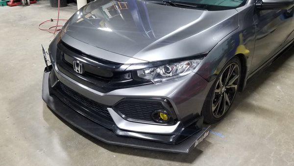 Chassis Mounted Splitter for Honda Civic Sport FK7