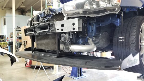 Chassis Mounted Splitter for Mitsubishi EVO X