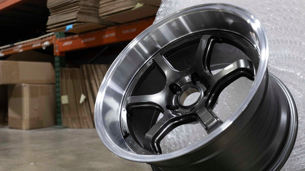 Vulcan Wheels AM6 GUNMETAL & MACHINED LIP |18x10.5-10 | 5x114.3