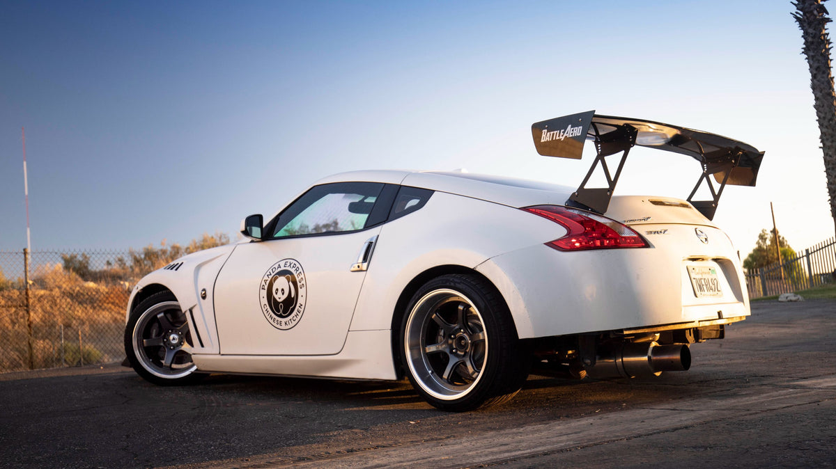 パーツ look TRACK AERO ULTRA 370 Nissan 370Z VQ37VHR 09-13 Top Speed Pro-1 Track Spec Catback
