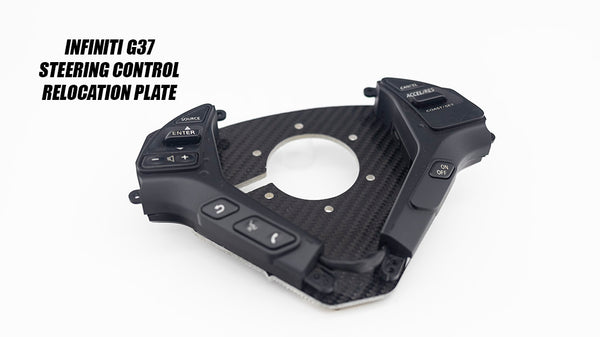 Infiniti G37 Steering Controls Volume Control and Cruise Control Relocation Plate