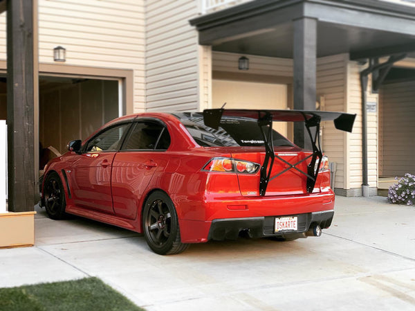 Trunk-Back Mount Wing for 08-15 Mitsubishi EVO X / Lancer