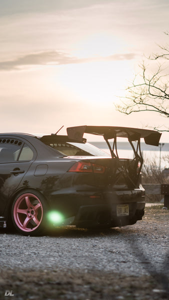 Trunk-Back Mount Wing for 08-15 Mitsubishi EVO X / Lancer