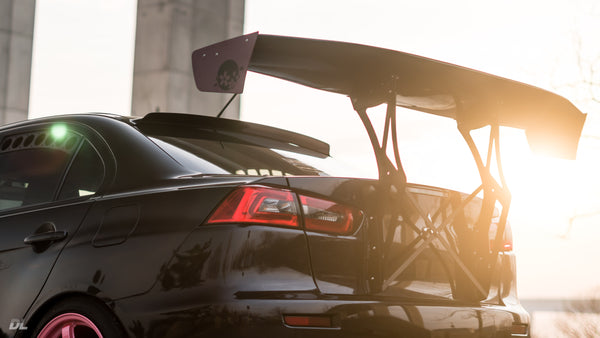 Trunk-Back Mount Wing for 08-15 Mitsubishi EVO X / Lancer