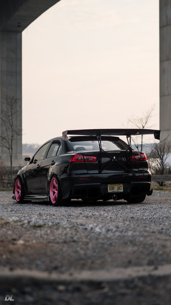Trunk-Back Mount Wing for 08-15 Mitsubishi EVO X / Lancer