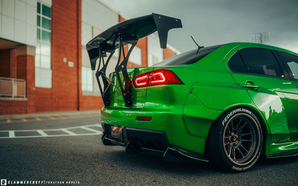 Trunk-Back Mount Wing for 08-15 Mitsubishi EVO X / Lancer
