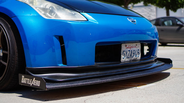 Chassis Mounted Splitter for Nissan 350Z