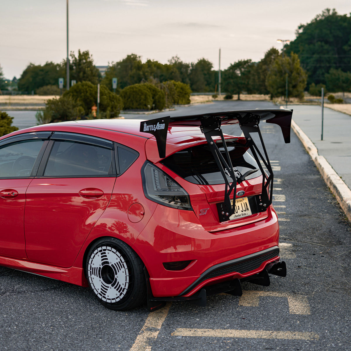 Hatch Mount Wing for 1219 Ford Fiesta ST BattleAero