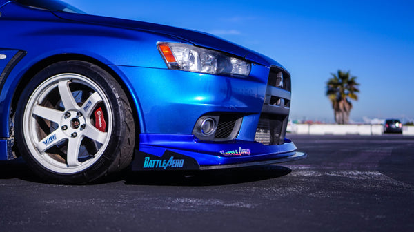 Chassis Mounted Splitter for Mitsubishi EVO X