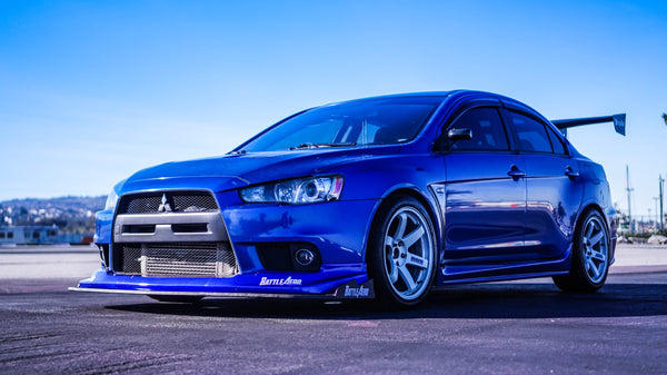 Chassis Mounted Splitter for Mitsubishi EVO X