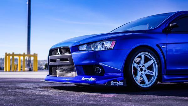 Chassis Mounted Splitter for Mitsubishi EVO X