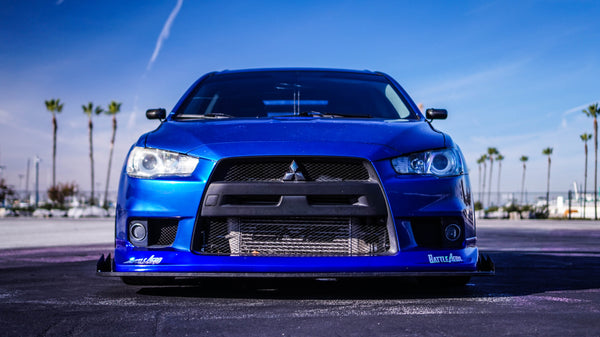Chassis Mounted Splitter for Mitsubishi EVO X