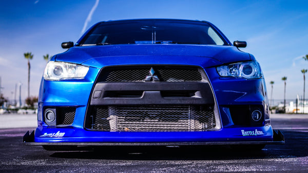 Chassis Mounted Splitter for Mitsubishi EVO X
