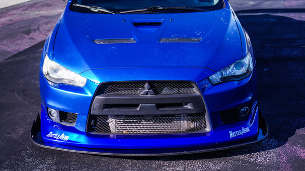 Chassis Mounted Splitter for Mitsubishi EVO X