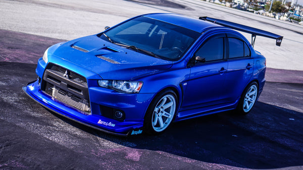 Chassis Mounted Splitter for Mitsubishi EVO X