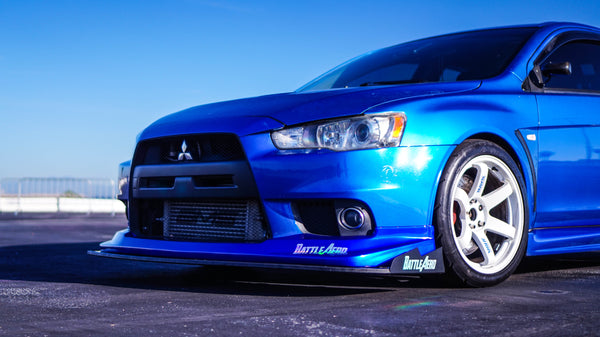 Chassis Mounted Splitter for Mitsubishi EVO X