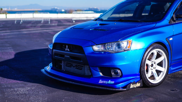 Chassis Mounted Splitter for Mitsubishi EVO X