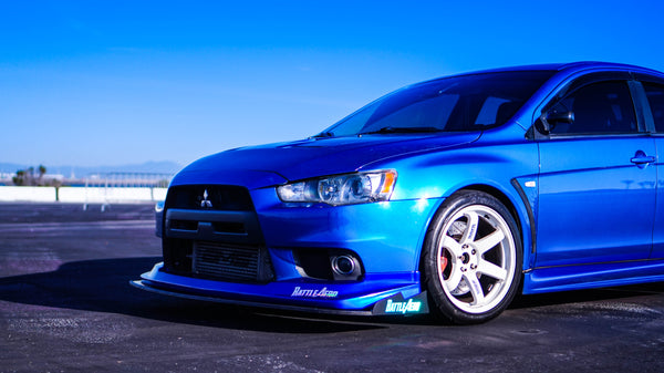 Chassis Mounted Splitter for Mitsubishi EVO X