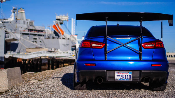 Trunk-Back Mount Wing for 08-15 Mitsubishi EVO X / Lancer