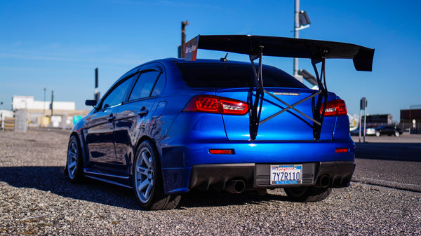 Trunk-Back Mount Wing for 08-15 Mitsubishi EVO X / Lancer