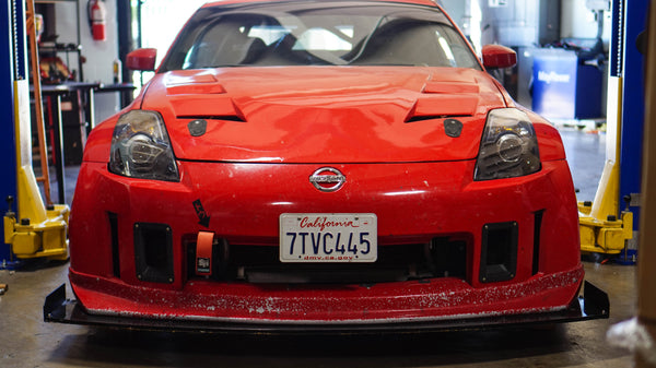 Chassis Mounted Splitter for Nissan 350Z