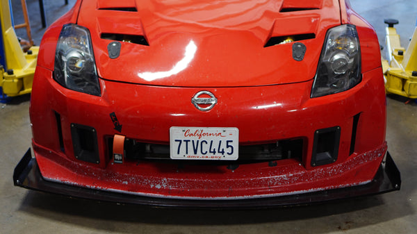 Chassis Mounted Splitter for Nissan 350Z