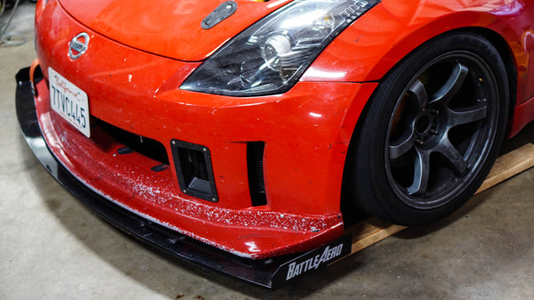 Chassis Mounted Splitter for Nissan 350Z