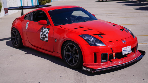 Chassis Mounted Splitter for Nissan 350Z
