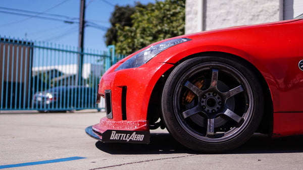 Chassis Mounted Splitter for Nissan 350Z