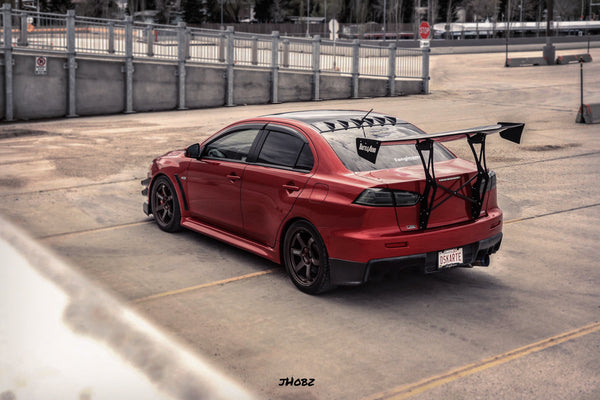 Trunk-Back Mount Wing for 08-15 Mitsubishi EVO X / Lancer