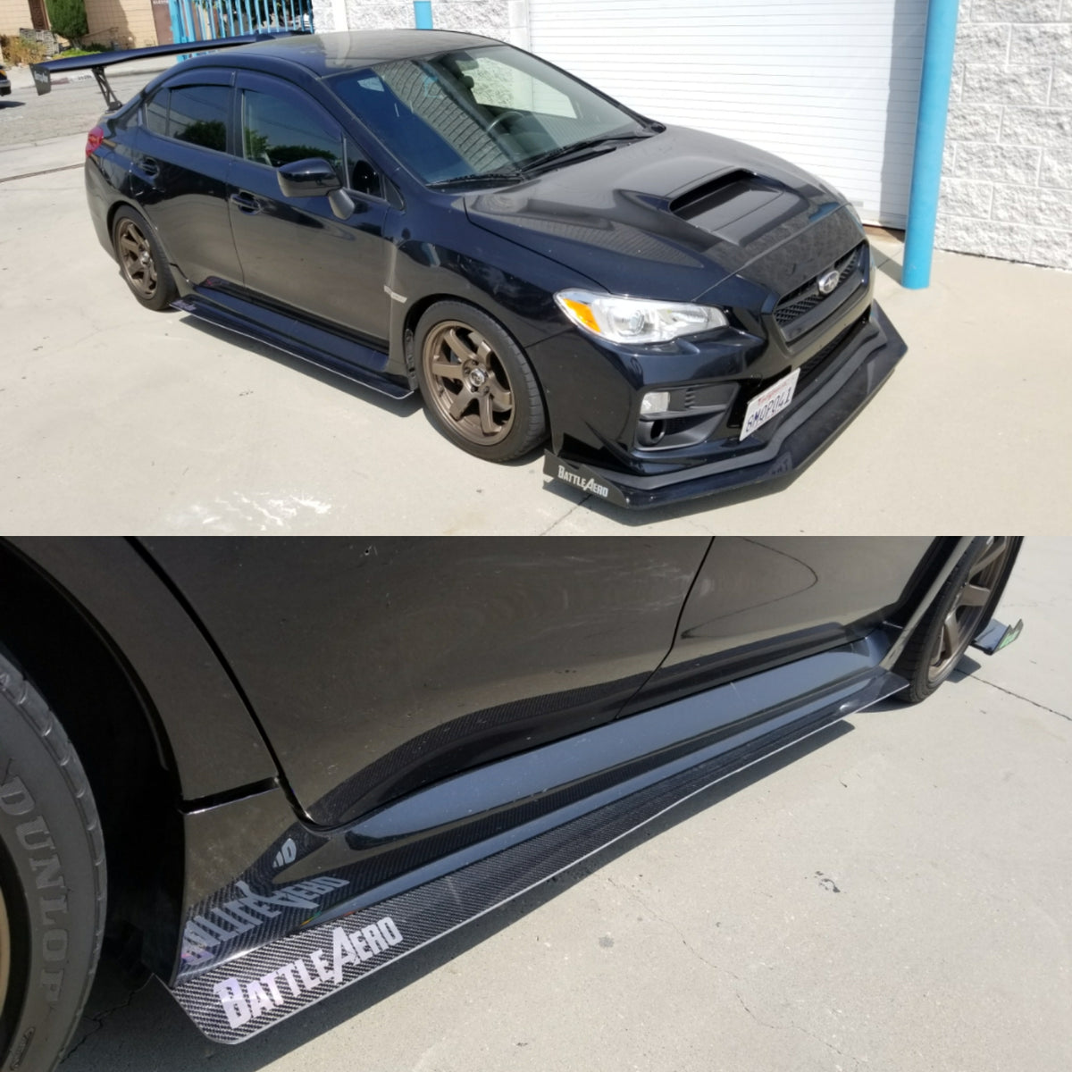 SUBARU WRX STI VAB 2015-18 サイドスカート 2点 Side Skirt Extensions for 15-20 Subaru WRX / STI (VA) – BattleAero