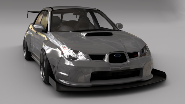 06-07 Subaru WRX / STI (GD)(Hawkeye) Wide Body Fender Flare